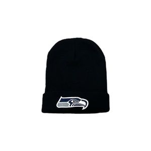 Seattle Seahawks Black Beanie